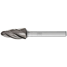 PFERD - Hartmetall Hochleistungsfrässtift  ALU Rundbogen RBF Ø 12x25mm Schaft-Ø 6mm für Alu/NE Metalle HICOAT