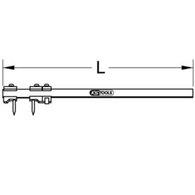 KSTOOLS® - Präzisions-Stangenzirkel, 0-500mm