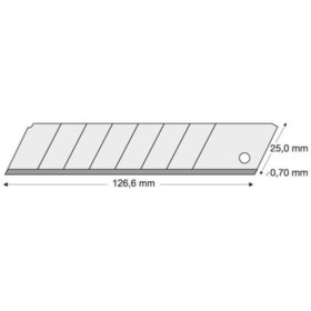 LUTZ BLADES® - Abbrechklinge 25mm, 10 Stück