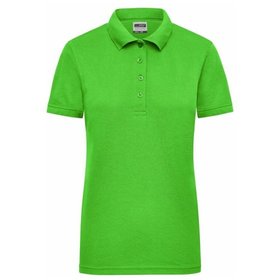 James & Nicholson - Damen Workwear Poloshirt JN829, lime-grün, Größe XXL