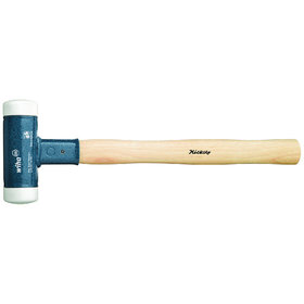 Wiha® - Schonhammer 8001 rückschlagfrei PA/PA s.hart/s.hart Hickory 30mm ø350mm