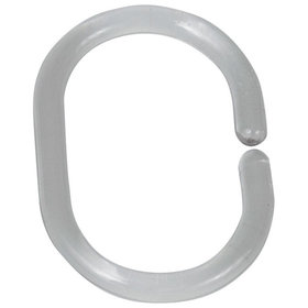 WENKO® - Duschvorhang-Ringe transparent, 12-er Set