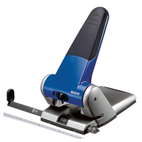 LEITZ® - Registraturlocher 51800035 max. 65 Blatt Aluminium blau