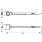 KSTOOLS® - 4 in 1 Gerüstbauschlüssel, 19x22mm