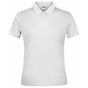 James & Nicholson - Damen Basic Poloshirt JN791, weiß, Größe XXL