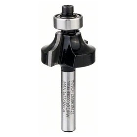 Bosch - Abrundfräser, 1/4", R1 6,3 mm, D 25,4 mm, L 13,2 mm, G 54 mm (2608628421)