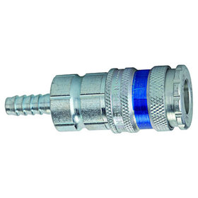 RIEGLER® - Schnellverschlusskupplung NW 7,6, Stahl/Messing verzinkt, Tülle LW 9