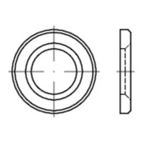 Scheiben, rund, für HV EN 14399-6 Stahl 300HV verzinkt ø20 x 37 x 4mm KP