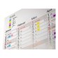 Post-it® - Haftstreifen Index Mini 6835CBEU sortiert 5x20er-Pack