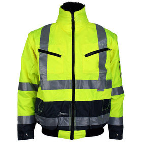 ASATEX® - Warnschutz-Pilotenjacke Prevent® 174ZG-3, warngelb, Größe M