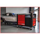 KSTOOLS® - PERFORMANCEplus P35 SCHWARZ/ROT Werkstattwagen mit 12 Schubladen