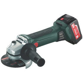 metabo® - Akku-Winkelschleifer W 18 LTX 125 Quick, 2x 4,0Ah, im Koffer