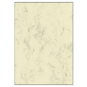 sigel® - Marmorpapier DP397 DIN A4 200g beige 50 Blatt/Packung