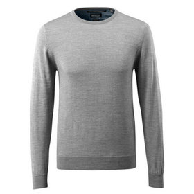 MASCOT® - Strickpullover FRONTLINE, Grau-meliert, Größe 2XL