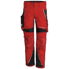 Grizzlyskin - Bundhose "IRON" rot/schwarz, Gr. N64