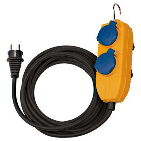 brennenstuhl® - Baustellenkabel IP54 mit Powerblock 4-fach, 10m Kabel