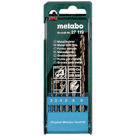 metabo® - HSS-Co-Bohrerkassette 6-teilig (627119000)