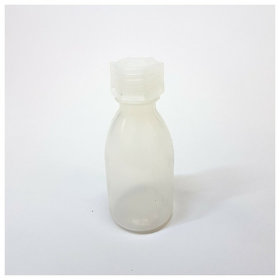PVC-Flasche mit Deckel, weiß, 50ml