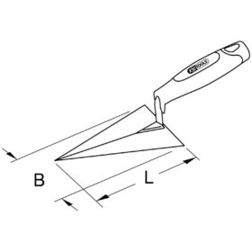 KSTOOLS® - BRONZEplus Maurerkelle 130mm