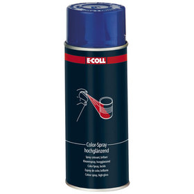 E-COLL - Buntlack Colorspray hochglänzend Alkydharz 400ml Spraydose ultramarinblau