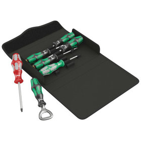 Wera® - Kraftform 300/7 Set 4 Schraubendrehersatz Kraftform Plus, 7-teilig