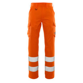 MASCOT® - Hose mit Schenkeltaschen SAFE LIGHT, hi-vis Orange, Größe 82C54