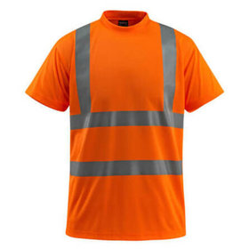 MASCOT® - T-Shirt SAFE LIGHT, hi-vis Orange, Größe S