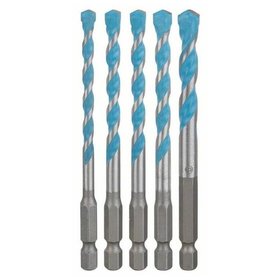 Bosch - 5-teiliges Bohrer-Set HEX-9 MultiConstruction, 5,5/6/6/7/8 mm