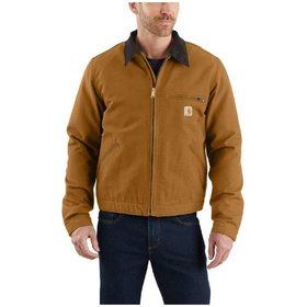 carhartt® - Herren Jacke, gefüttert DUCK DETROIT JACKET, braun, Größe XL