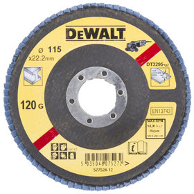 DeWALT - Fächerschleifscheibe 115mm K120 flach