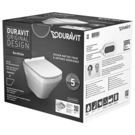 DURAVIT - Wand-Tiefspül-WC Set DuraStyle Compact