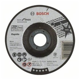 Bosch - Trennscheibe gekröpft Best for Inox - Rapido A 60 W INOX BF, 125, 1,0mm