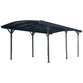 floraworld - Carport mit Tonnendach, 6 Standfüße 300 x 505 x 206/219cm