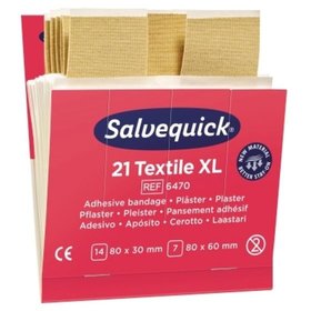 CEDERROTH - Salvequick Pflaster 6470 groß Textil 21 St./Pack.
