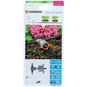 GARDENA - Micro-Drip-System Reihentropfer-Set Inhalt: 5 Tropfer, 1 Verschlusskappe