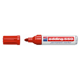 edding - 550 Permanentmarker rot