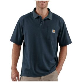 carhartt® - Herren Poloshirt WORK POCKET POLO S/S, navy, Größe XS