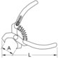 KSTOOLS® - Niet-Lösezange, rot, abgewinkelt, 100mm