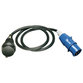 brennenstuhl® - Adapterkabel 230V/16A mit CEE-Stecker, 1,5m Kabel, IP44, schwarz