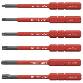 Wiha® - Bit Set 2831-B604 6-teilig Box für TORX® VDE isoliert