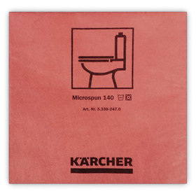 Kärcher - Mikrofasertuch Microspun rot