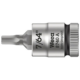 Wera® - 8740 A Zyklop Bitnuss 1/4", für Innensechskant, 7/64" x 28mm