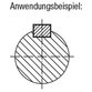 KIPP - PASSFEDER DIN6885, FORM:A, B=8, L=50, H=7, EDELSTAHL 1.4571