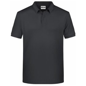 James & Nicholson - Herren Basic Poloshirt 8010, graphit, Größe S