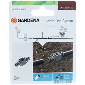 GARDENA - Micro-Drip-System Verbinder 13mm, 3 Stück