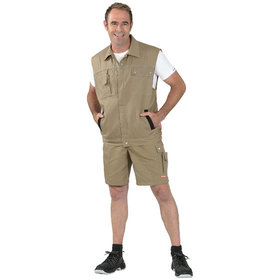 Planam - Shorts 2175 khaki/schwarz, Größe 2XL