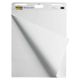 Post-it® - Flipchartblock, blanko, 635 x 775mm, weiß, Pck=2St, MC559, Block à 30 Blatt