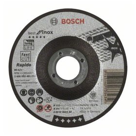 Bosch - Trennscheibe gekröpft Best for Inox - Rapido A 60 W INOX BF, 115, 1,0mm