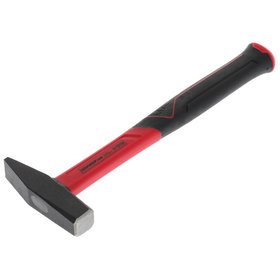 GEDORE red® - Schlosserhammer Fiberglasstiel, 300 g Kopfgewicht,, geschmiedet, R92120012