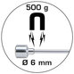 Brilliant Tools - 2in1 Teleskop-Magnetheber mit Waschdüsenreinigungs- und Einstellwerkzeug